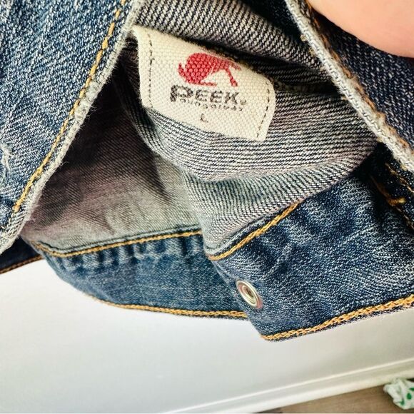 Peek Dungarees Kids Denim Jacket Size L - Picture 3 of 4